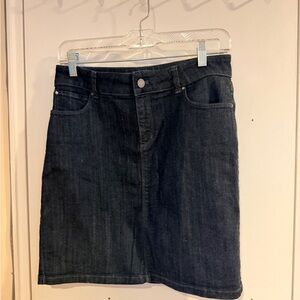 Ann Taylor Indigo Denim Skirt Size 4